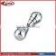 Brass small door knob for glass shower door