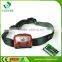 ABS material 120-150 meters irradiation range powerful 3W CREE led headlamp