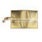 Wholesale price lightweight snap closure soft gold bookfolio card holders factory price