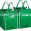 recyclable foldable shopping trolley bag with plastic handle