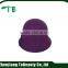 purple wedding party felt hat