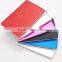 2015 Hot Super Slim credit card Power Bank with Built in Cable CE FCC RoHS