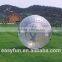 Funny water play toy ball Commercial Interesting Inflatable Transparent Body Zorb Ball for Sale