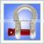 high quality drop forged bolt type bow shackle