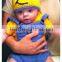 Crochet Minion Baby cap and Diaper Cover Outfit Newborn, Baby Minion Costume for 3/ 6/9 Months baby