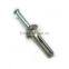 Zinc alloy oem custom hammer drive anchor,hammer fix screws anchor