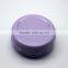 Purple color loose powder jar with mirror