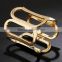Fashion Gold Large Bangle Buckle Clasp Bracelet Personalized Bracelet Jewelry For Women