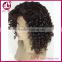 Free sample afro curl hair bundles silk top full lace wig mongolian hair for women