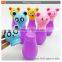 Plastic lovely animal head bowling ball game toys