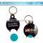 promotion custom plastic trolly coin keychain series