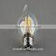 Haining Mingshuai Vintage LED filament candle C35 full glass flame light source 4W E14 110V
