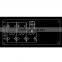 Mini 5 port 10/100mbps Ethernet Switch Board for embedded system wiring