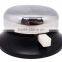 Reception bell in silver plated cover with colorful painted base