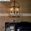 Loft Retro Wall Lamp Vintage Wall Scone Lamp with Crystal Glass
