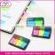 colorful PET sticky note, plastic sticky book marker, self adhesive PET memo pad