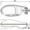 STL2790 UL driver 90w IP65 SMD2323 cobra head led street light