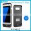 For S7 Edge Charging Case Custom 5000mAh Rubber Black OEM ROHS