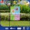 Advertising China Made Outdoor Promotional 100% Poly Garden Flag