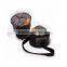 Portable folding charcoal grill bbq set with cooler bag