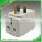 World travel adaptor 13A multi function socket adaptor with Fuse and light