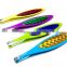 squared color stainless steel tweezer with paiting and decorating epoxy