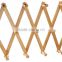 parallelogram shape unfinished cheap wall mount wood coat rack for sale