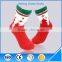 Thick adult christmas style red cheap wholesale full terry socks