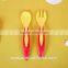 Baby Products Food Grade Heat Resistance Colorful Thermal Silicone Baby Spoon