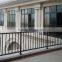 Galvanized steel balcony wood type railing designs