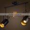 Vintage wind hotel project house bar clothing store aisle personality background LED track lighting