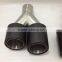 akrapovic exhaust dual carbon fiber exhaust muffler pipe/muffler tips for bmw