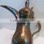 brass antique dallah , silver plated brass dallah , nickle plated dallah
