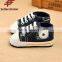 No.1 yiwu exporting commission agent wanted dark blue wholesale baby canvas shoes with star pattern