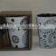 best selling ceramic glazed mugs cups customizable designs with color box