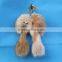 Cheap Fake Fur Fox Tail Keychain for Bags/phone