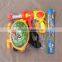 wholesale outdoor shoot game summer toys plastic water gun with colorful handle for kids and children
