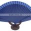 Pure Color Business Advertisement Folding Hand Fan With Custom Logo