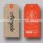 china pvc plastic hang tag printing