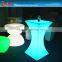 glowing LED bar table/ light up cocktail table/illuminated led bar table