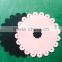 Waterproof high temperature circular lace silicone insulation pad / mat