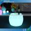 OEM Design PE Plastic Outdoor Garden Furniture Lighting RGB LED Coffee Table