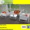 C831 5 Pcs White Rattan Fashion Outdoor Aluminum Synthetic Rattan Furniture Set Rattan Sofa Set