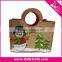 Plush Santa Snowman Christmas Tree Bag Linen Christmas Handbag