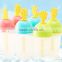 BPA FREE 100% Plastic Ice Popsicle Mold/Simple household plastic ice cream mold