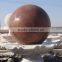 Large Outdoor Sculptures Marble Carving 24" Rotating Granite Sphere Fountain