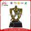 Resin golf trophy figurine