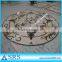 Decorative marble stone water jet medallion for lobby flooring