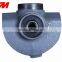 Cast iron gearbox housing for harvester