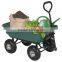 GDC-01 650LB Dumper Wagon Carrier Wheel Barrow Air Tires Garden Dump Cart